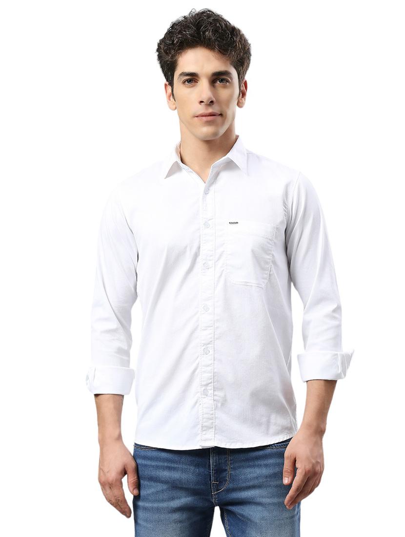 men collared neck long sleeves casual shirt - 21287389 - Zoom Image - 0