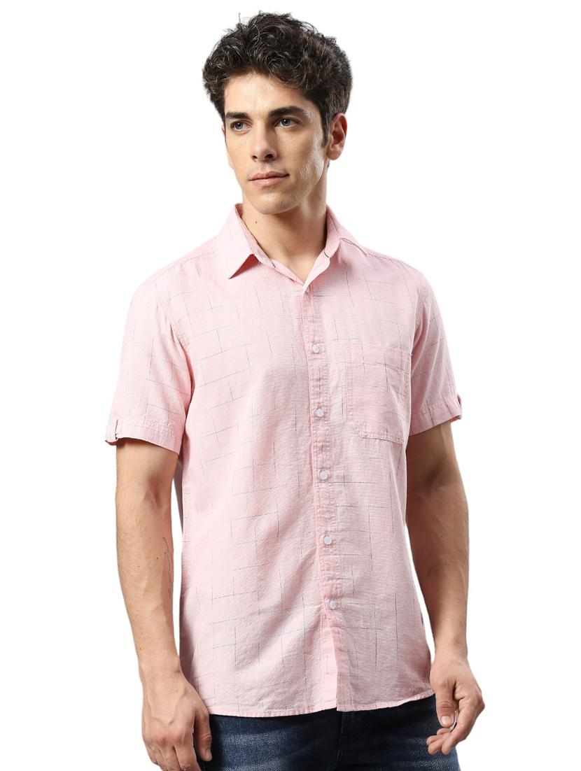 men collared neck short sleeves casual shirt - 21287400 - Zoom Image - 0
