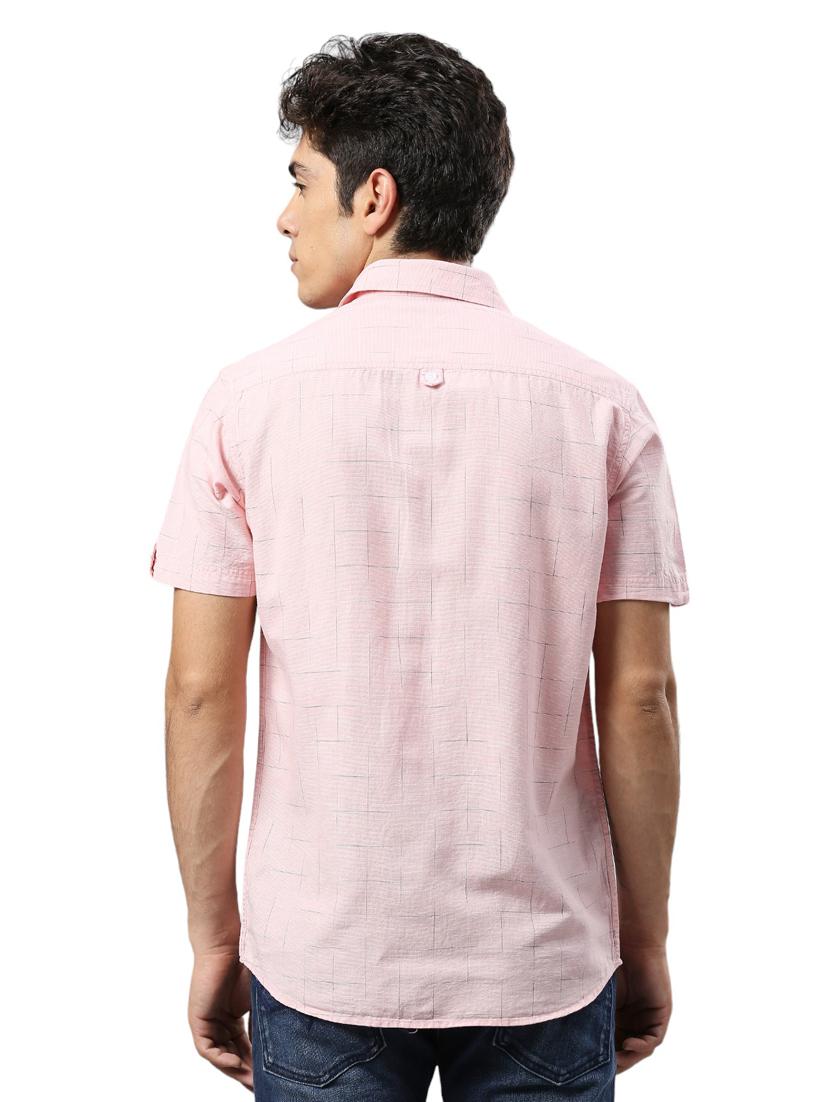 men collared neck short sleeves casual shirt - 21287400 - Standard Image - 3