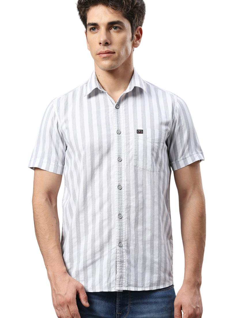 men collared neck short sleeves casual shirt - 21287401 - Standard Image - 5