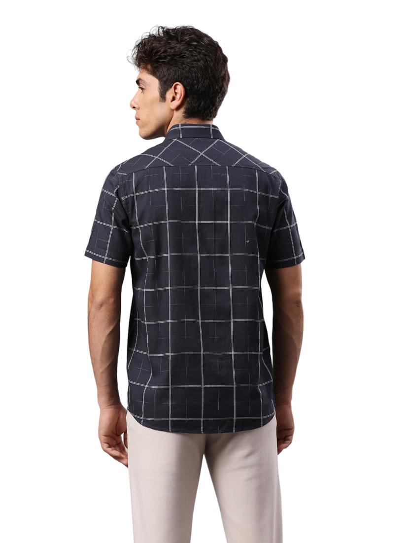 men collared neck short sleeves casual shirt - 21287410 - Standard Image - 3