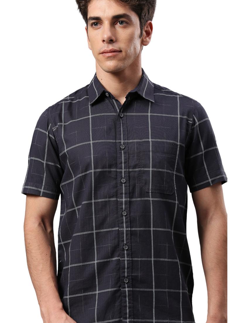 men collared neck short sleeves casual shirt - 21287410 - Standard Image - 5