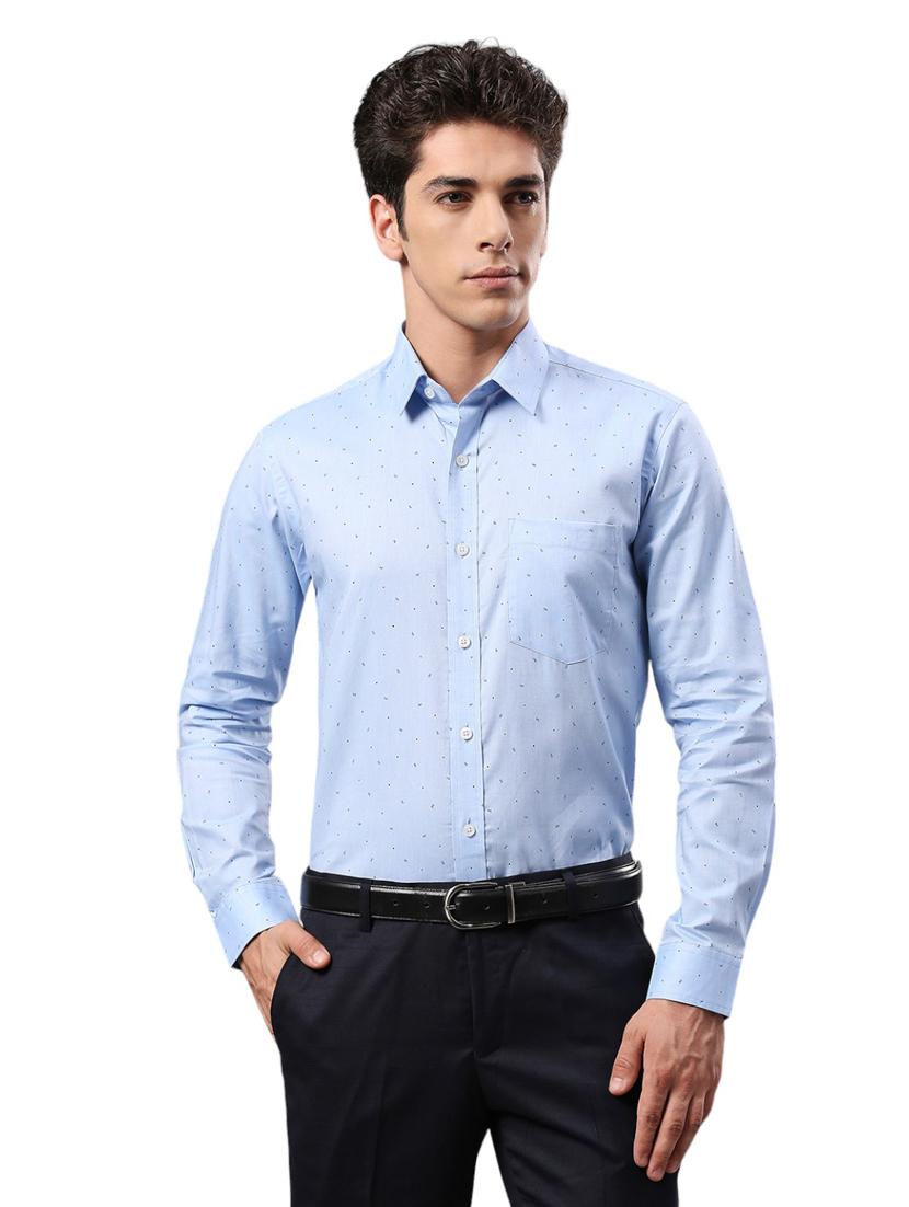 men printed cotton formal shirt - 21287440 -  Zoom Image - 0