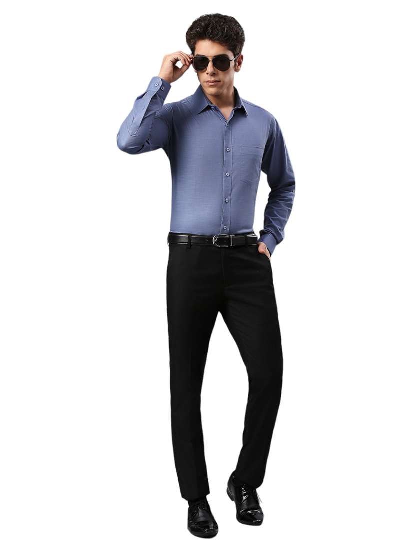 men solid cotton formal shirt - 21287443 - Standard Image - 3