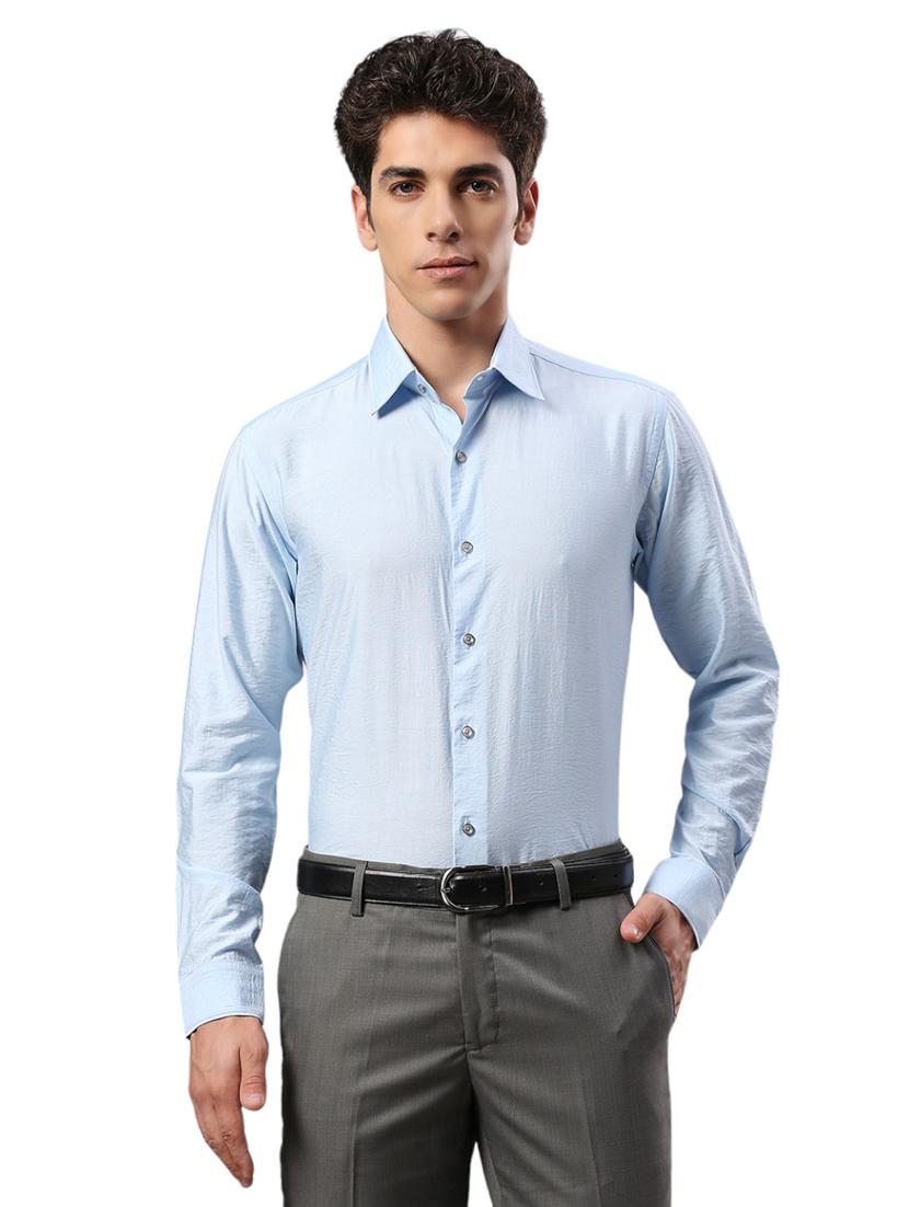 men solid cotton formal shirt - 21287450 - Zoom Image - 0