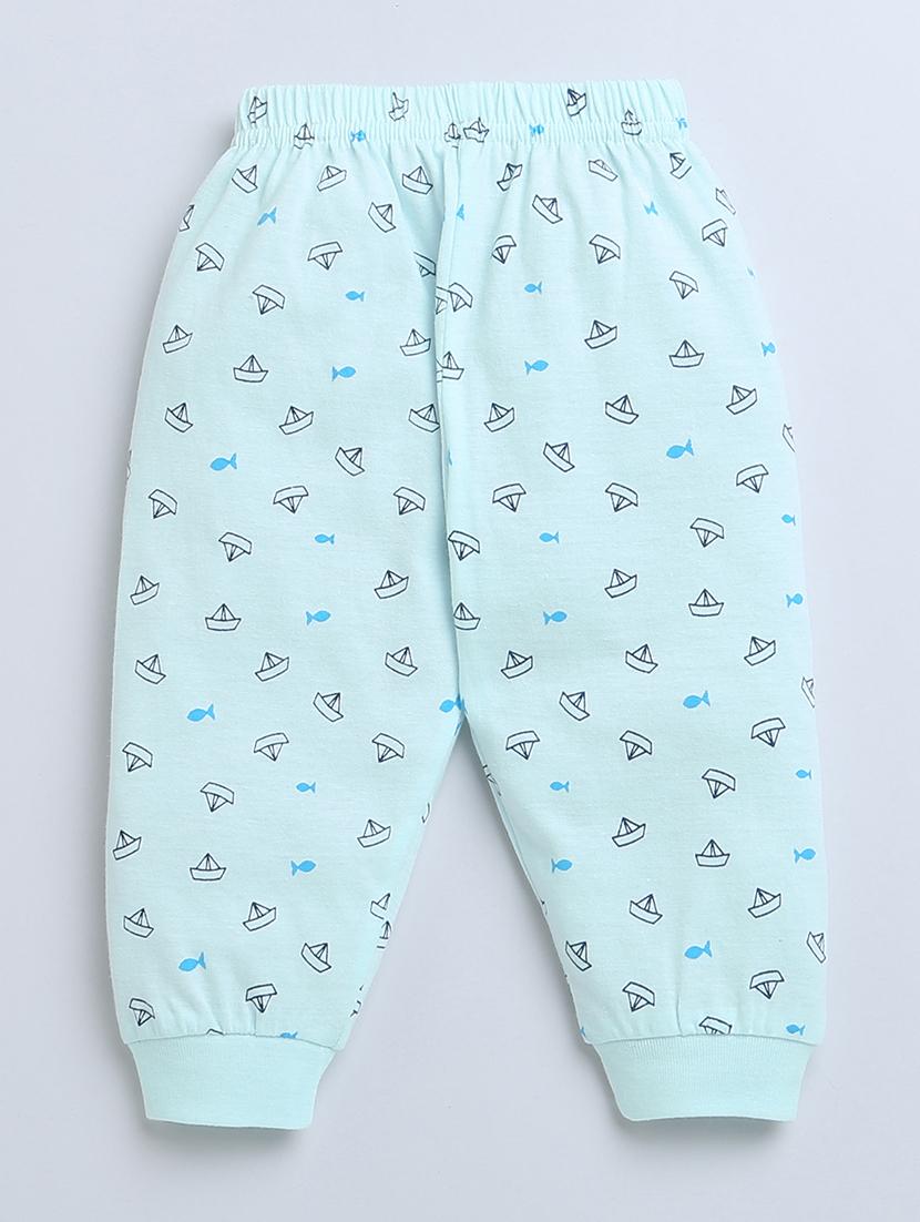 kids printed cotton full length twin set - 21287841 - Standard Image - 3