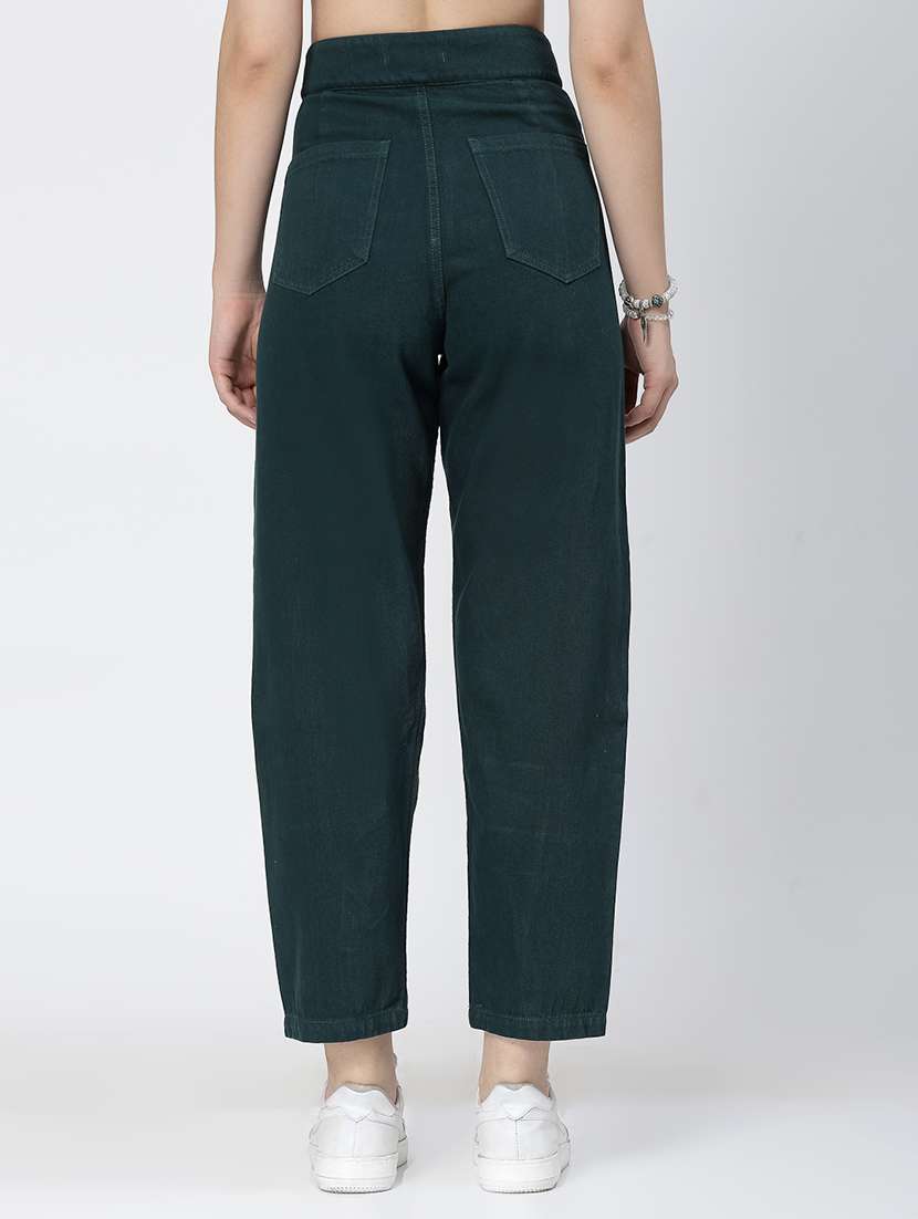 teal green mom fit  jeans - 21290008 -  Standard Image - 3