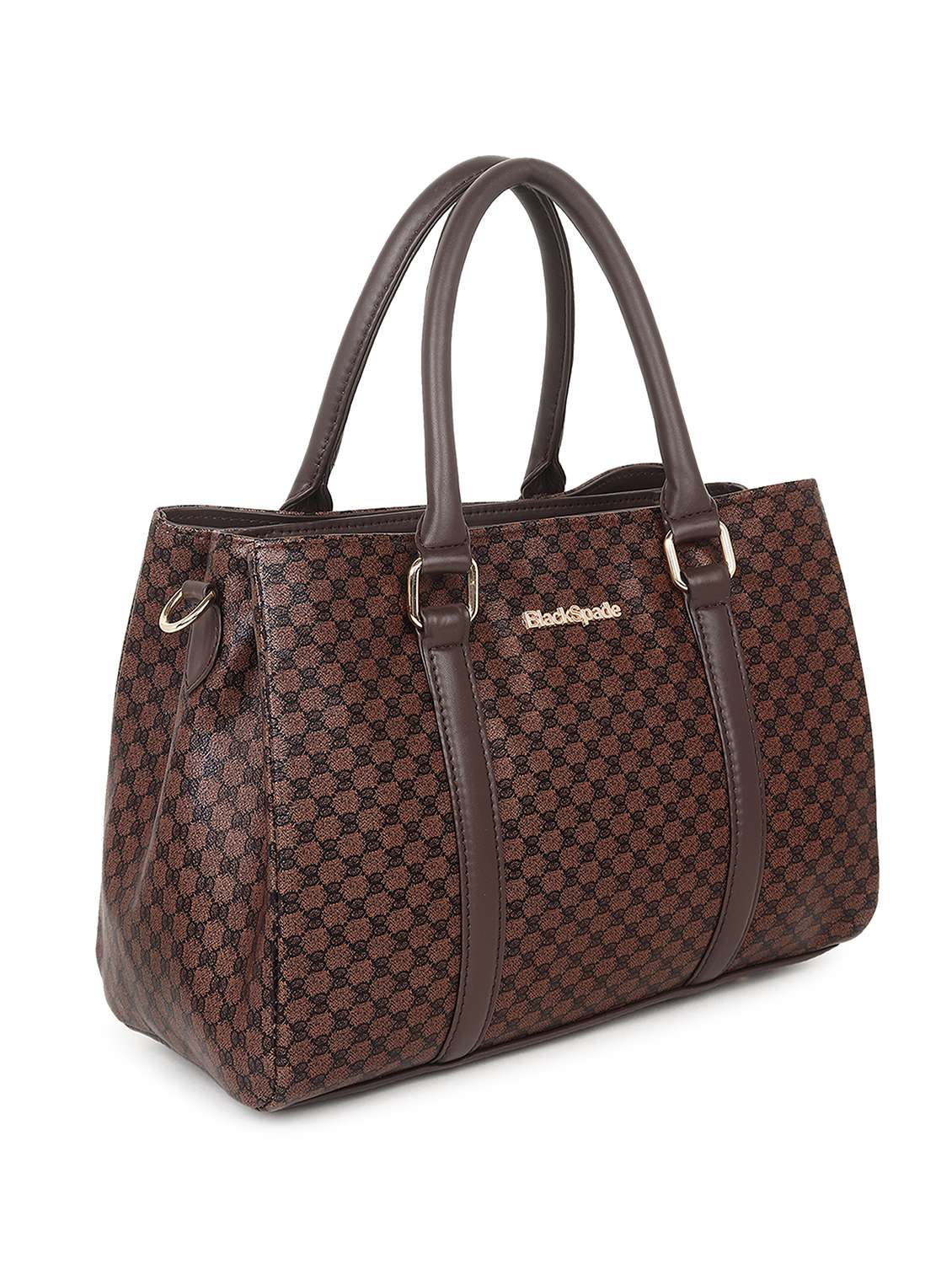 brown leatherette handbag - 21290179 -  Standard Image - 3