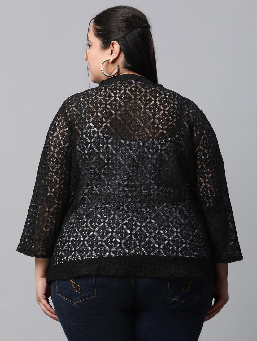 women self-designed regular shrug - 21290696 - Standard Image - 3