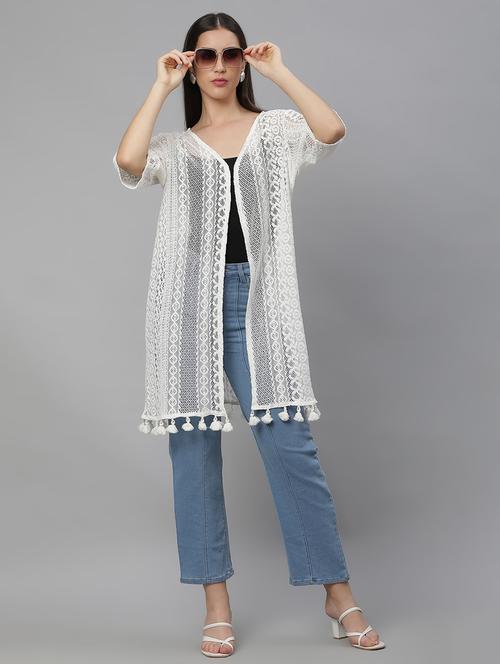 women self-designed regular shrug - 21290707 - Standard Image - 0