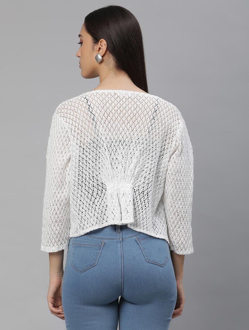 women self-designed regular shrug - 21290711 - Standard Image - 3