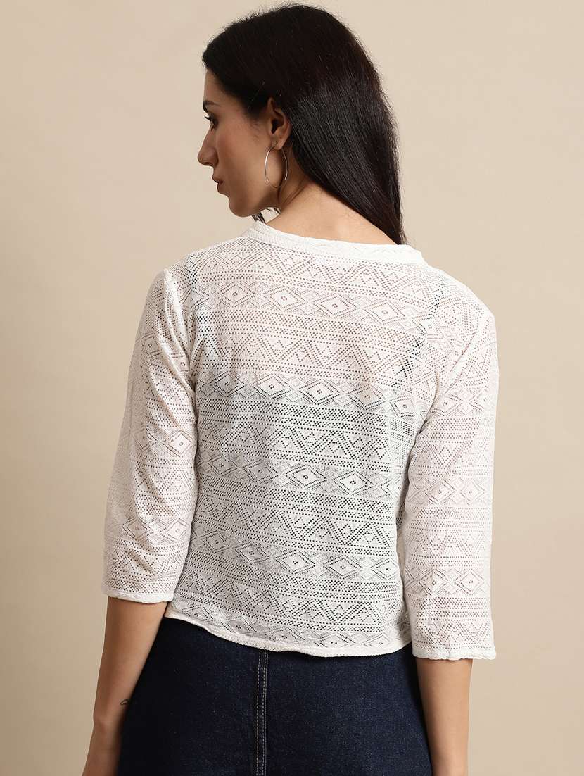 women self-designed regular shrug - 21290719 - Standard Image - 3