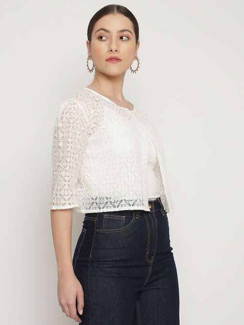 women self-designed regular shrug - 21290721 - Standard Image - 0