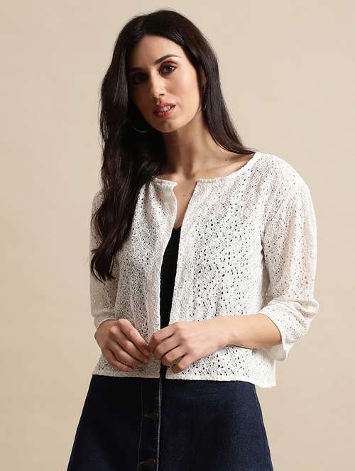 women self-designed regular shrug - 21290723 - Standard Image - 0