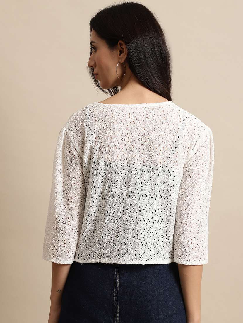 women self-designed regular shrug - 21290723 - Standard Image - 3