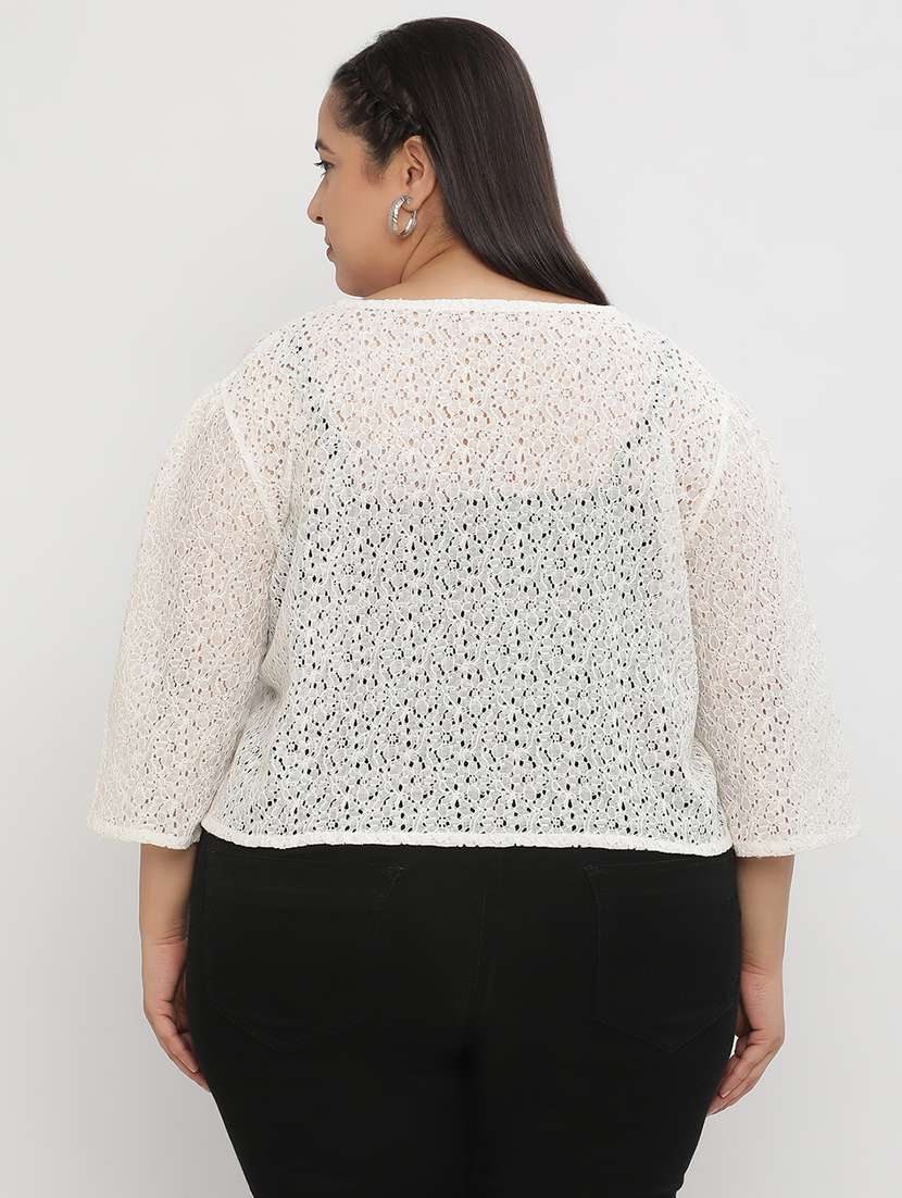 women self-designed regular shrug - 21290724 - Standard Image - 3