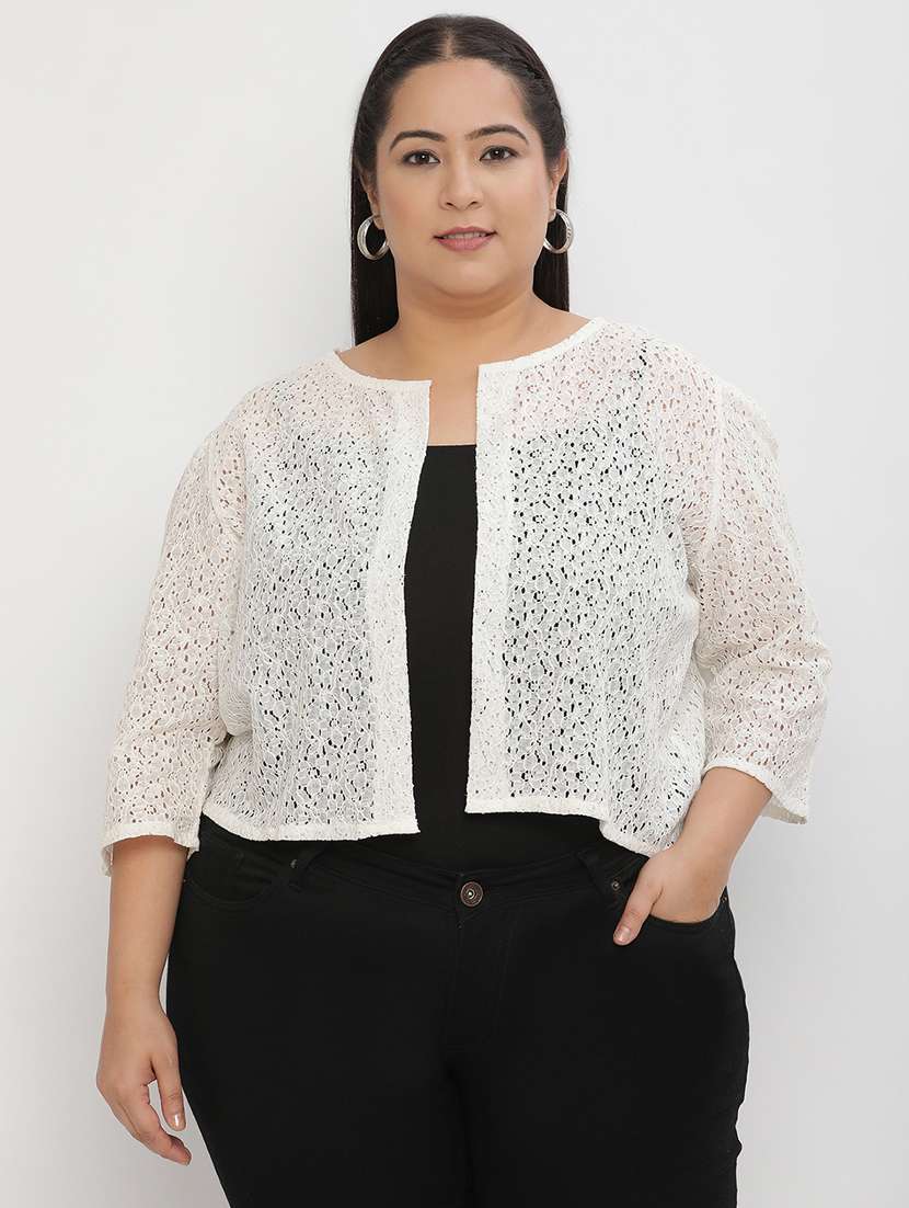 women self-designed regular shrug - 21290724 - Standard Image - 5