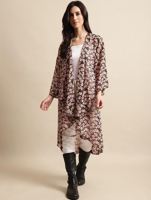 women floral printed regular shrug - 21290745 -  Standard Image - 0