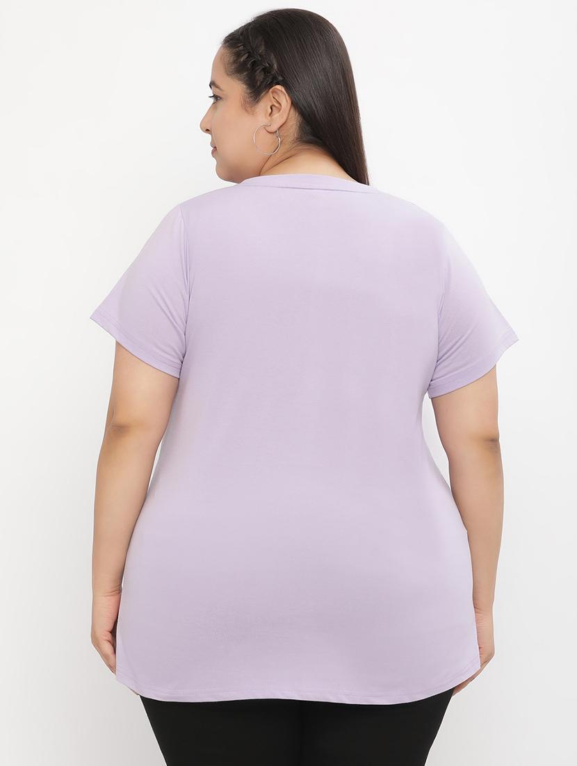 lavender cotton regular tshirt - 21290781 - Standard Image - 3