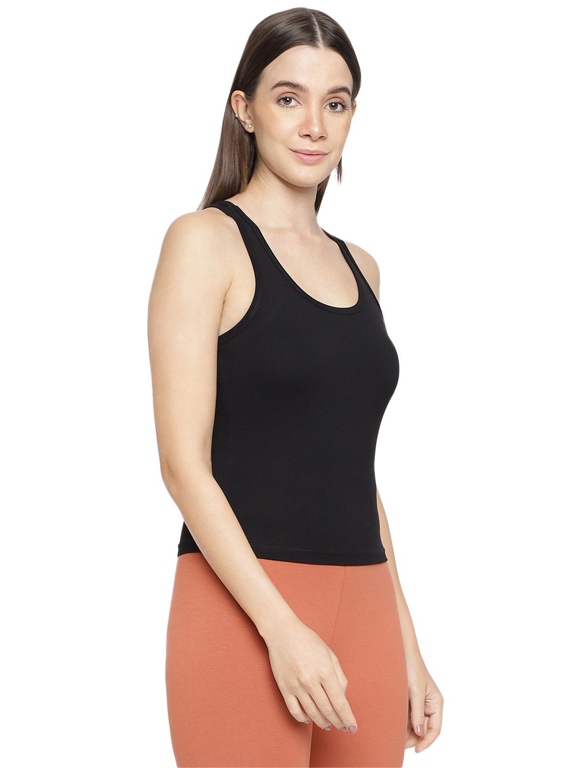 women pack of 4 solid camisoles - 21291633 - Standard Image - 5