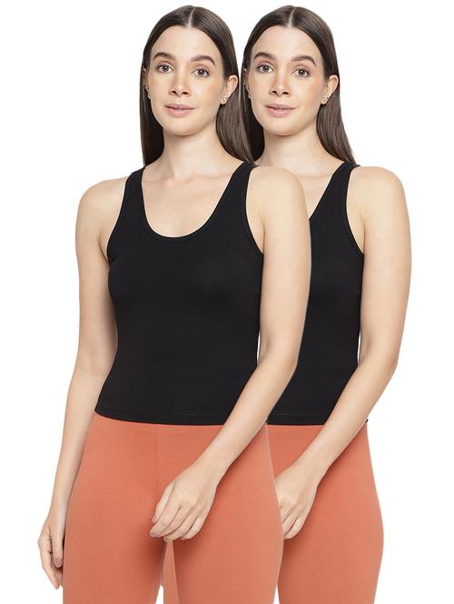 women pack of 2 solid camisoles - 21291634 - Standard Image - 0