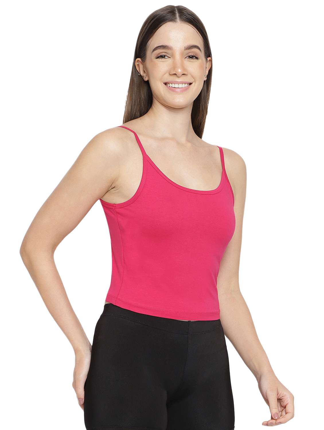 women pack of 3 solid camisoles - 21291685 - Standard Image - 3