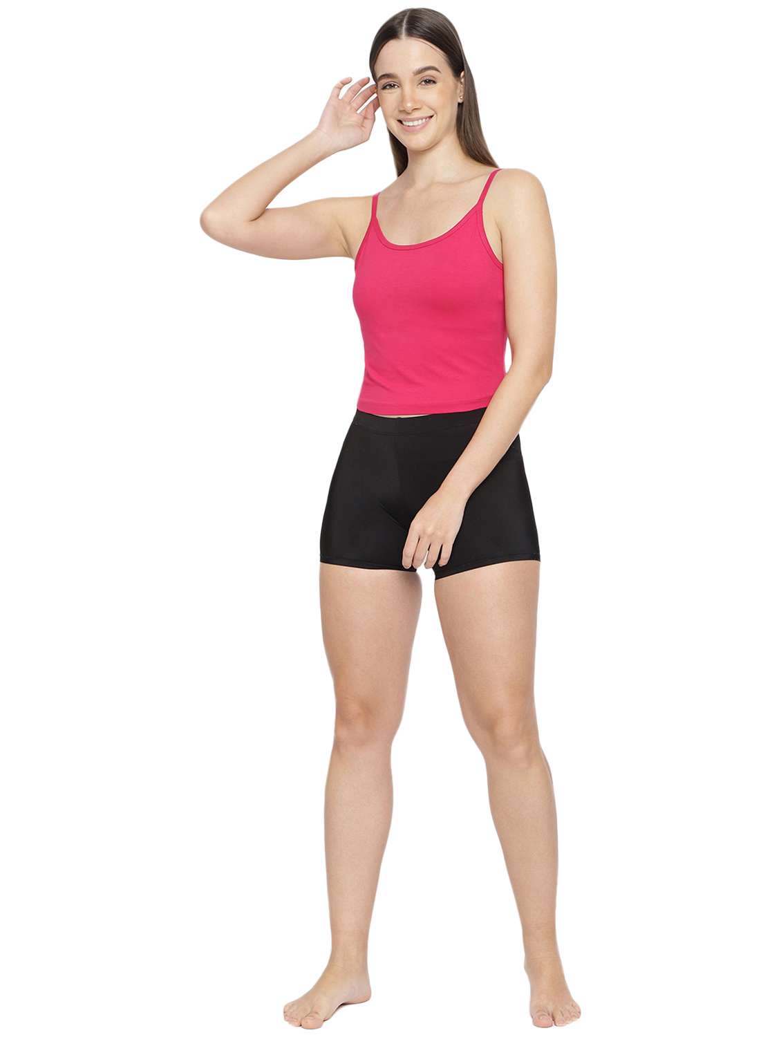 women pack of 3 solid camisoles - 21291685 - Standard Image - 5