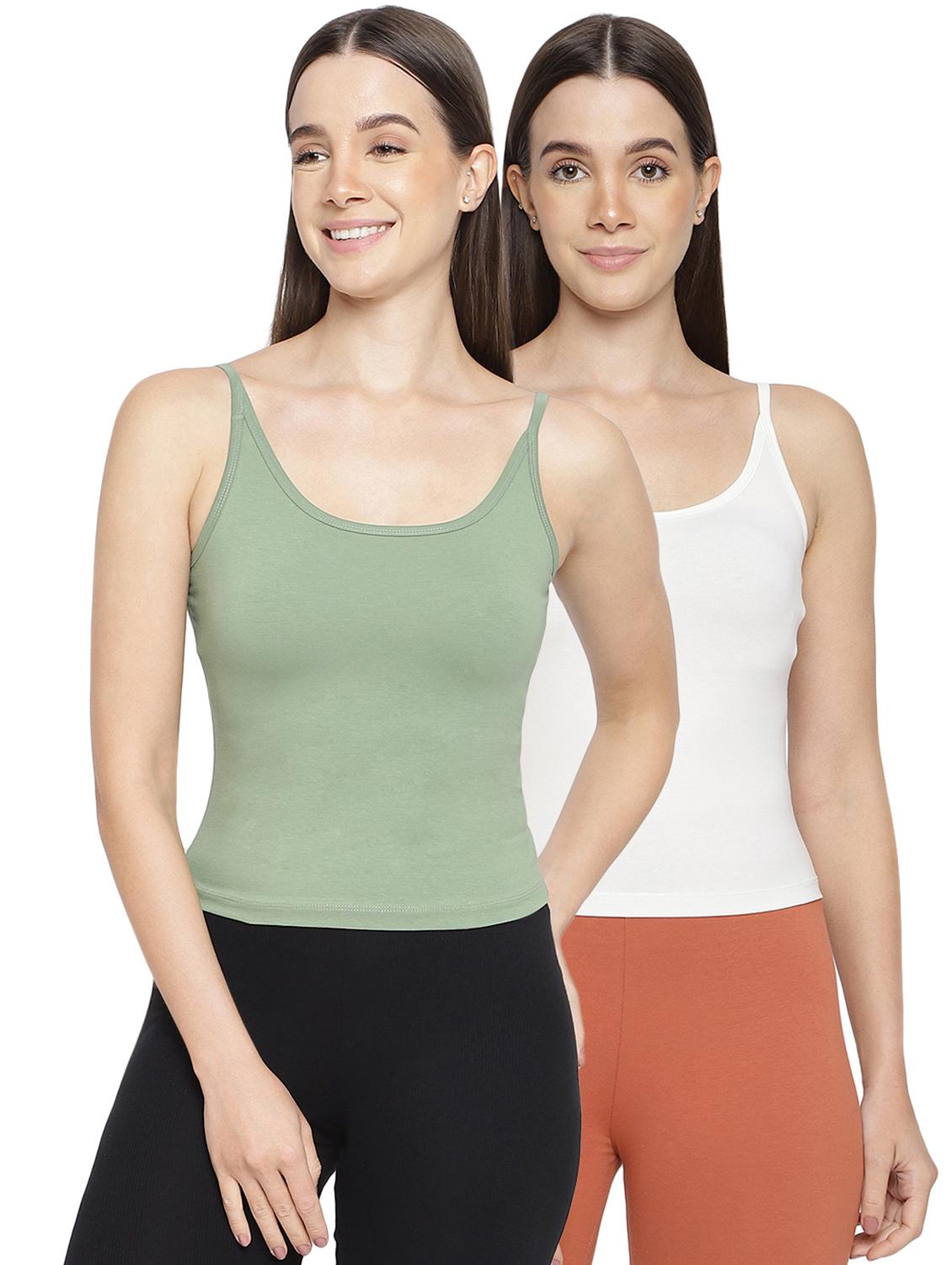 women pack of 2 solid camisoles - 21291695 - Zoom Image - 0