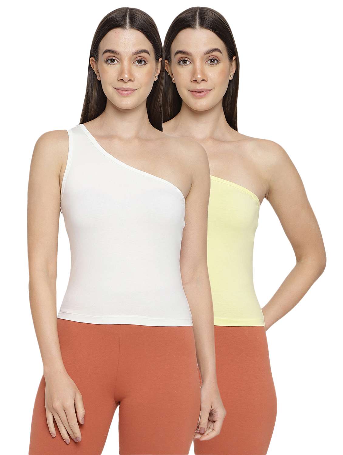 women pack of 2 solid camisoles