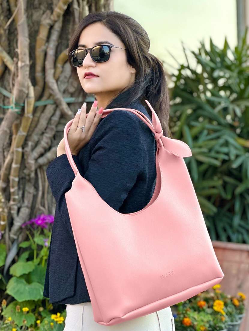 pink leatherette handbag - 21292065 -  Standard Image - 5