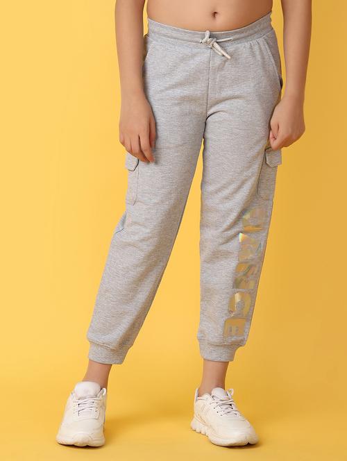 grey typographic cargo trouser - 21292245 -  Standard Image - 0