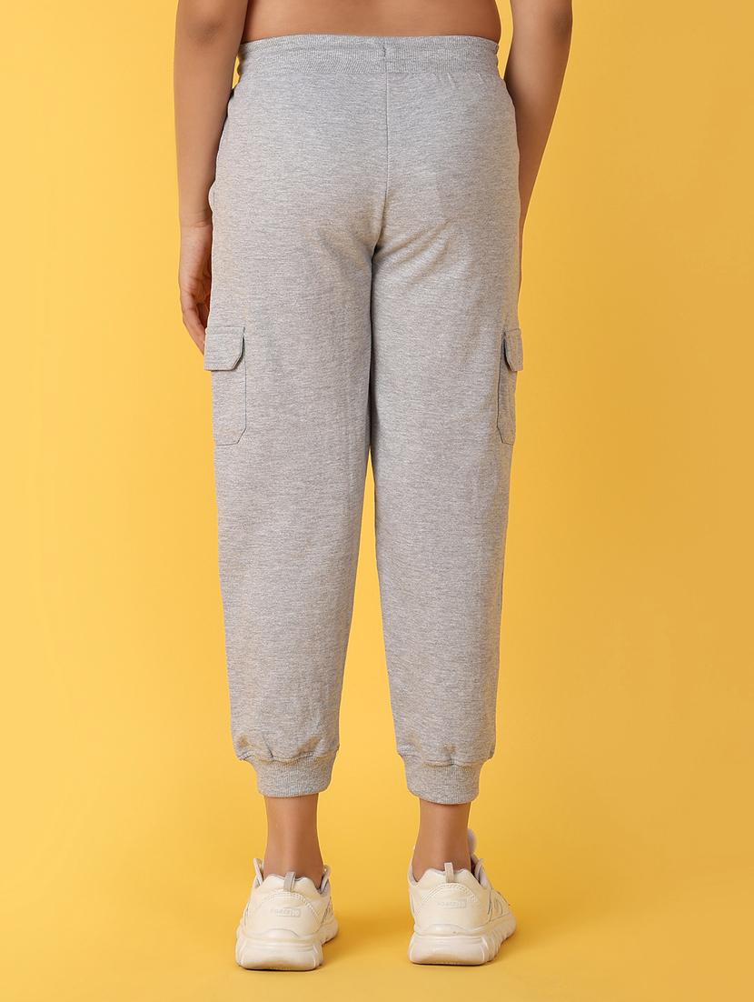 grey typographic cargo trouser - 21292245 - Standard Image - 3