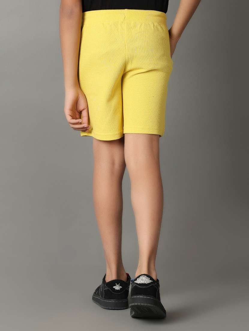 boys mid-rise solid three-fourth - 21292268 -  Standard Image - 3