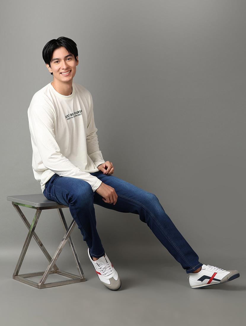 off white cotton front print tshirt - 21292284 - Standard Image - 3
