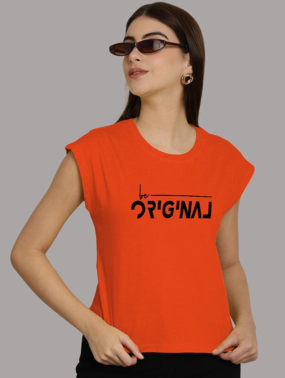 women printed round neck crop top - 21292481 - Standard Image - 3