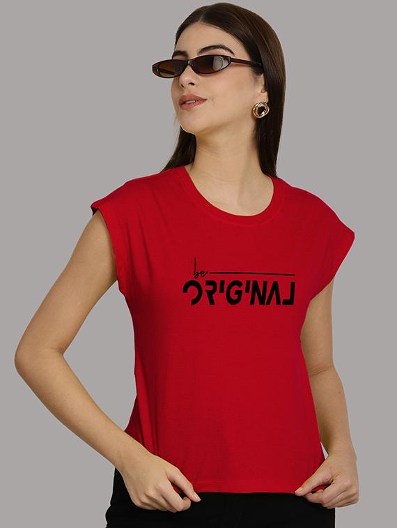 women printed round neck crop top - 21292484 - Standard Image - 3