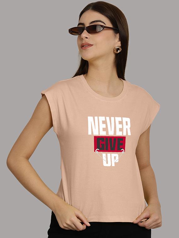 women printed round neck crop top - 21292489 - Standard Image - 3