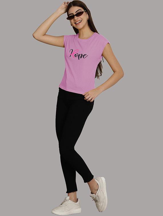 women printed round neck crop top - 21292500 - Standard Image - 5