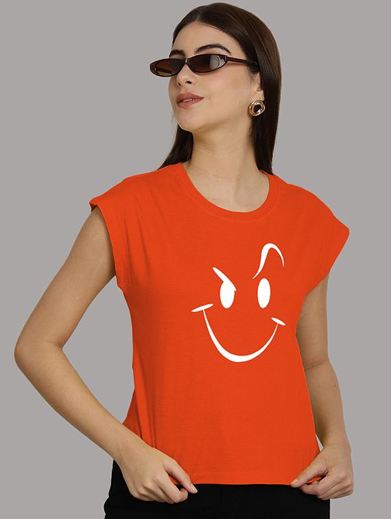 women printed round neck crop top - 21292512 - Standard Image - 3