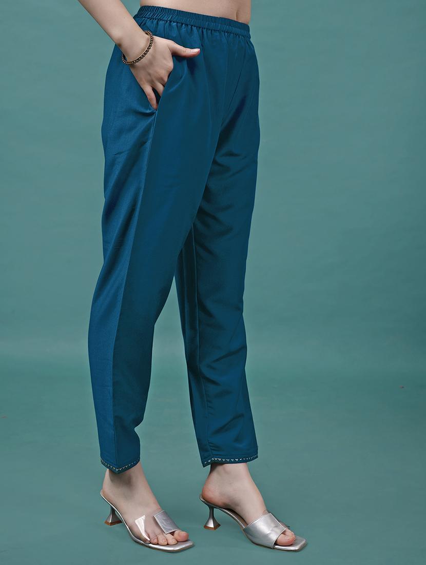women three quarter sleeve kurta pant with dupatta set - 21295558 - Standard Image - 3
