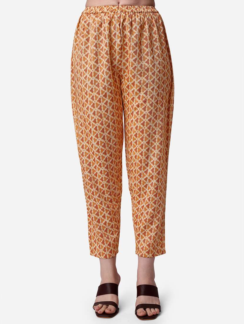 yellow printed suit set - 21295935 - Standard Image - 3
