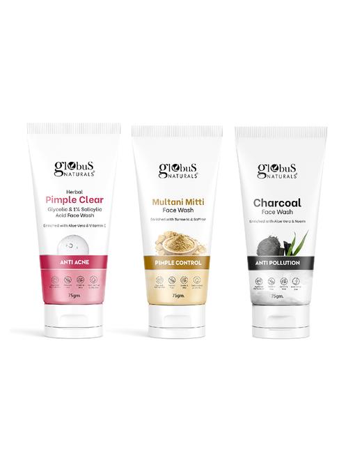 set of 3 globus naturals face wash - 21297118 -  Standard Image - 0