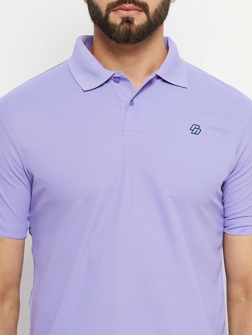 men solid polo t-shirt - 21297389 -  Standard Image - 3