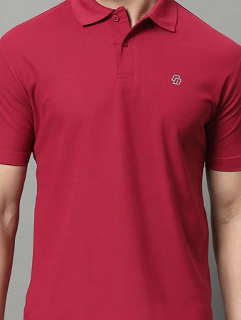 men solid polo t-shirt - 21297390 -  Standard Image - 3