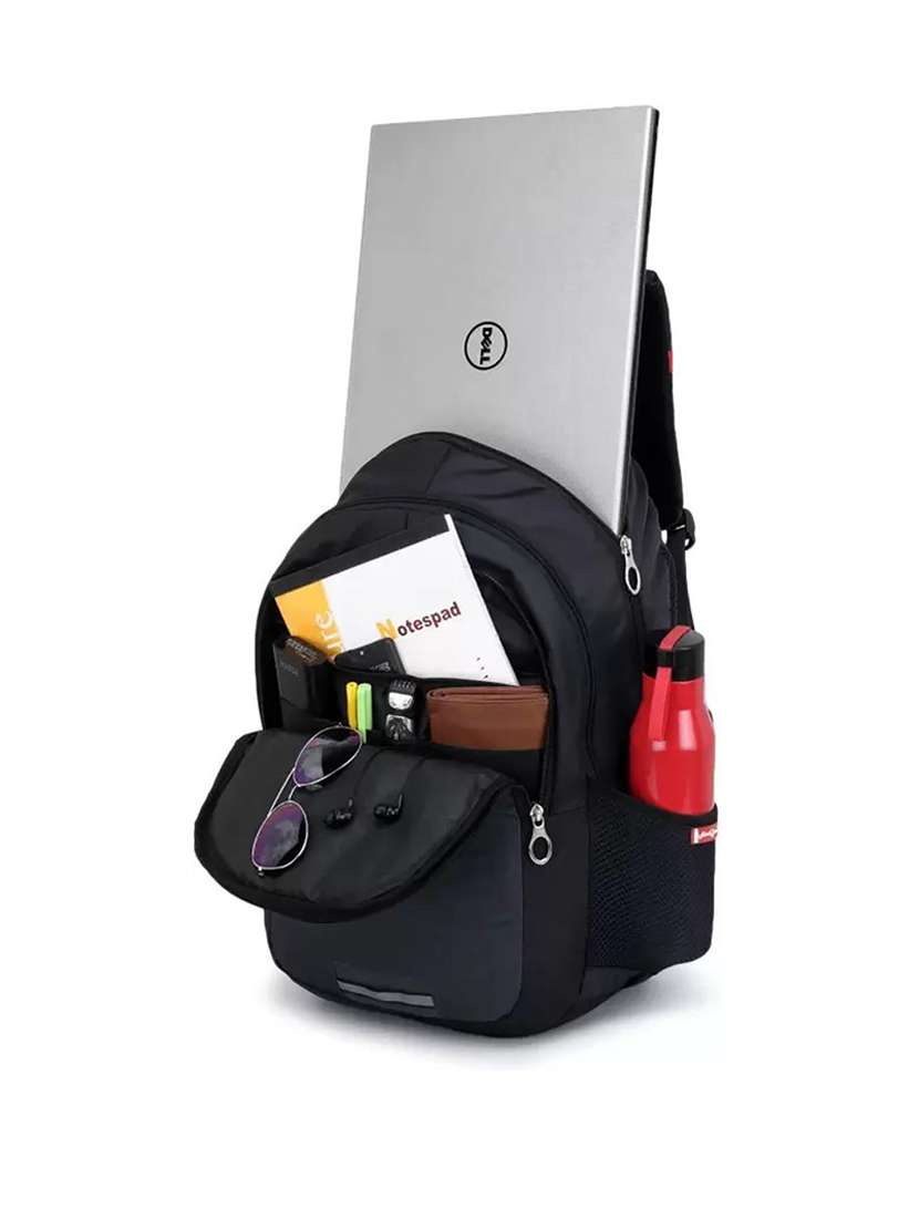 men solid laptop backpack - 21301202 -  Standard Image - 3