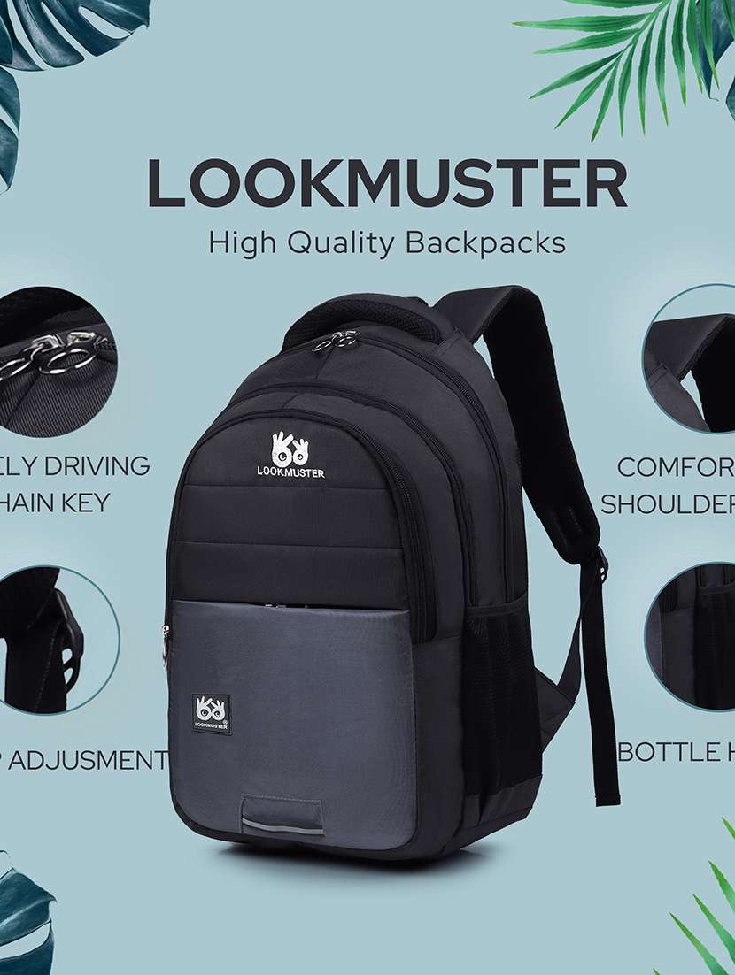 men color block laptop backpack - 21301226 -  Standard Image - 5