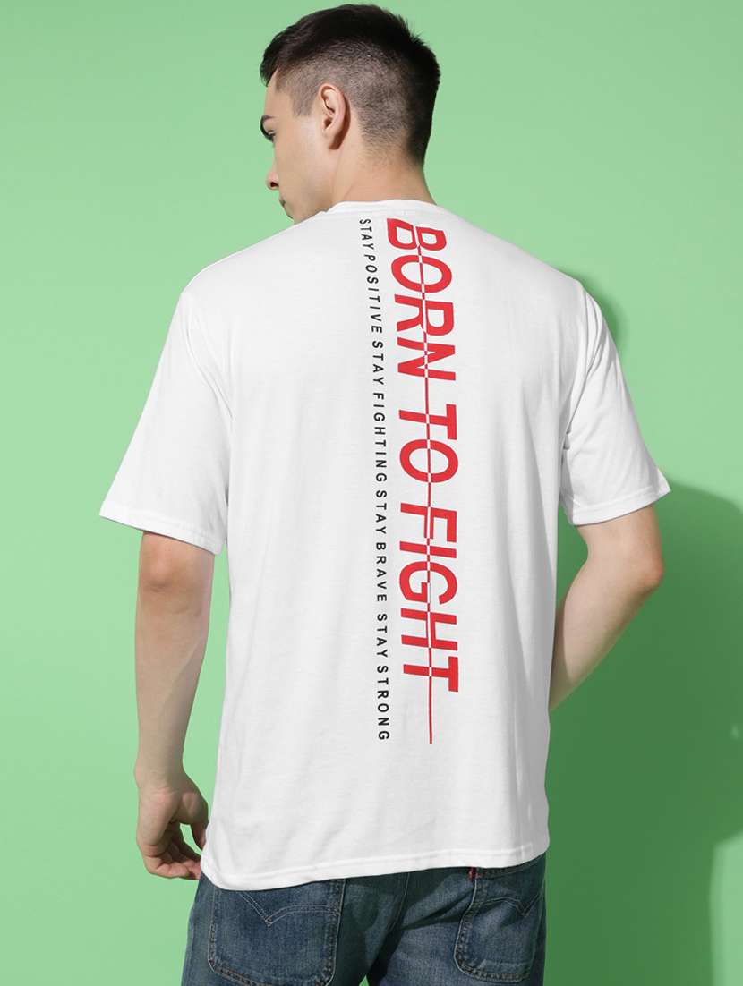 men back print oversized short sleeves t-shirt - 21303654 - Standard Image - 3