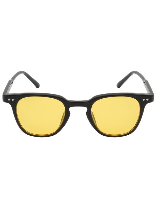 ted smith yellow wayfarer sunglasses for men women | half rim & acetate frame | small to medium face ( 52-18-145 ) - 21303729 -  Standard Image - 0