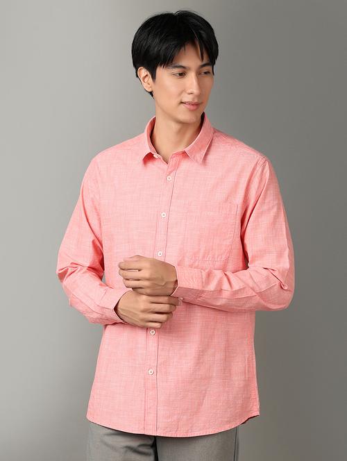 men long sleeves solid casual shirt - 21303764 -  Standard Image - 0