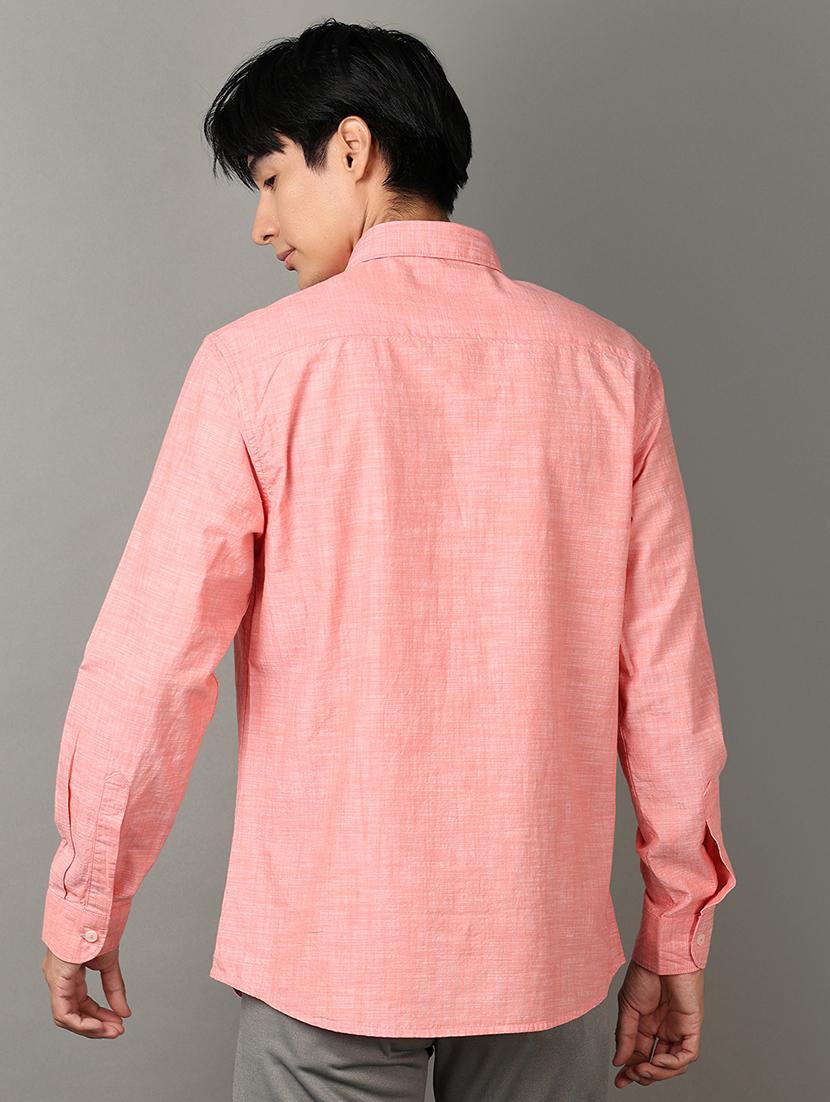 men long sleeves solid casual shirt - 21303764 - Standard Image - 3